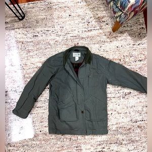 Classic green LL Bean barn coat Sz Large
